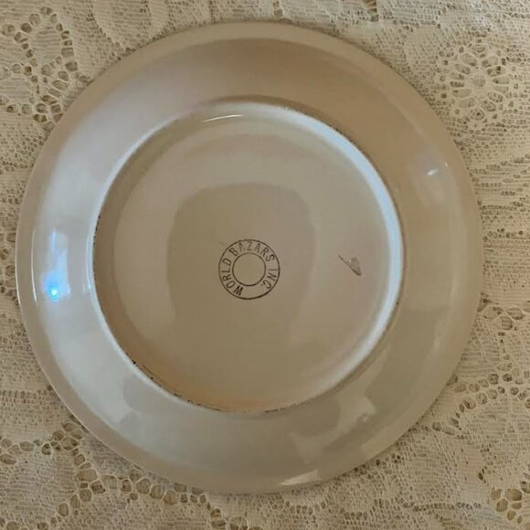 Vintage Hand-Painted World Bazars Ceramic EASTER LAMB Plate and Mug Set - Picture 4 of 9